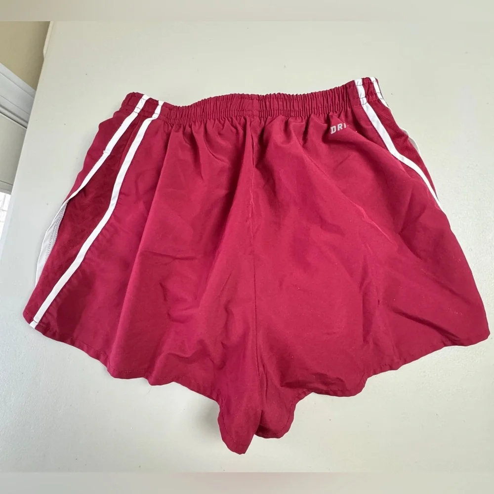 Nike Dri-FIT Running Shorts Small Red Athletic Workout Lined Elastic Waist - Picture 10 of 10